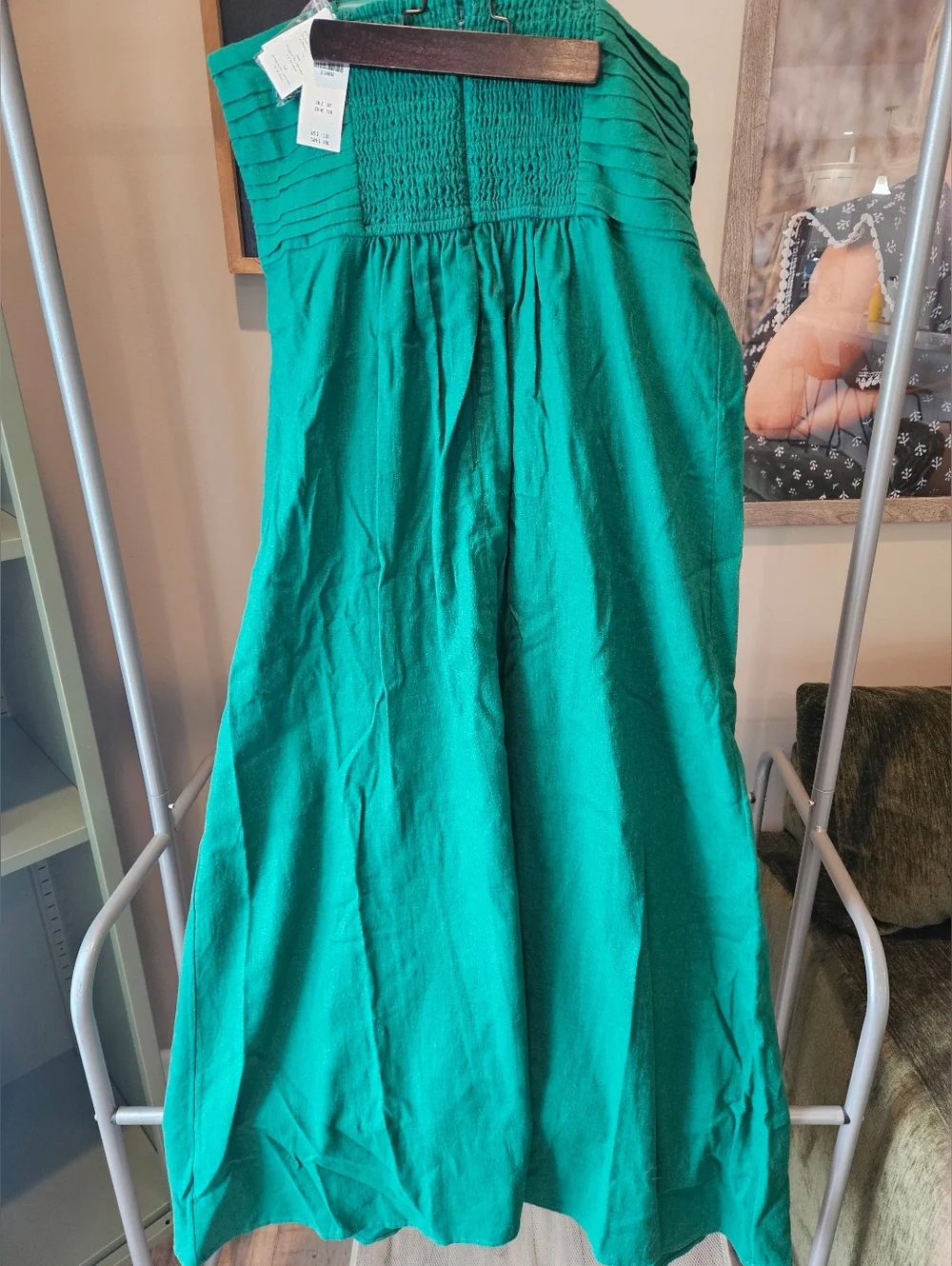 Abercrombie & Fitch Teal Green Maxi Dress